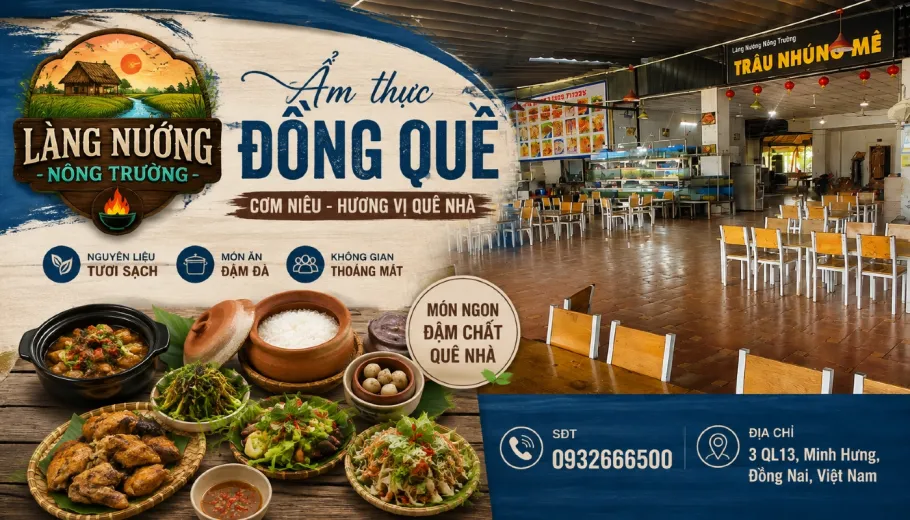 LÀNG NƯỚNG NÔNG TRƯỜNG